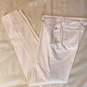 Mu White Denim Jeans Size 8